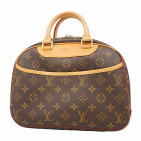 Louis Vuitton Monogram Trouville Handbag M42228 Brown Women's P1935512