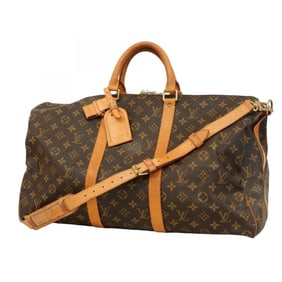 Louis Vuitton Monogram Keepall Bandouliere 50 Boston Bag, M41416, Brown, Men's/Women's, P1933541