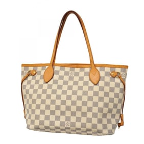 Louis Vuitton Damier Azur Neverfull PM Tote Bag N51110 White Women's P1933383