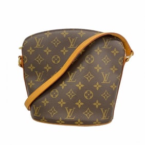 Louis Vuitton Monogram Drouot Shoulder Bag M51290 Brown Women's P1928139