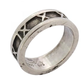 Tiffany Atlas Ring, Silver 925, Size 8.5, Women's