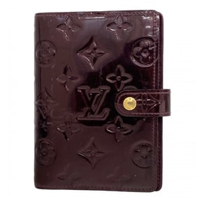 Louis Vuitton Vernis Agenda PM Planner Cover R21026 Amaranth Women's