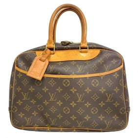 Louis Vuitton Monogram Deauville Handbag M47270 Brown Women's