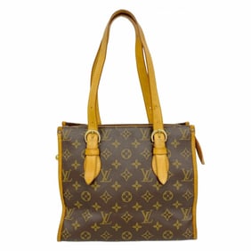 Louis Vuitton Monogram Popincourt Tote Bag M40007 Brown Women's