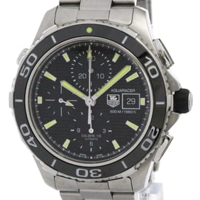 TAG HEUER Aquaracer 500M Chronograph Steel Automatic CAK2111 Polished