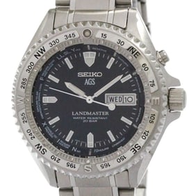 SEIKO Landmaster 1st AGS Steel Kinetic Mens Watch SBBW005(5M23-6A20)