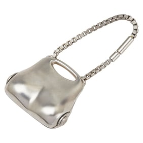 Chanel Hip Bag Motif Charm Silver Metal Women's CHANEL
