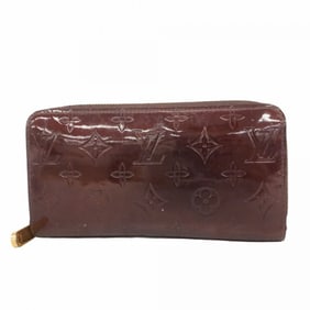 Louis Vuitton Vernis Zippy Wallet M93522 Amaranth Women's Long