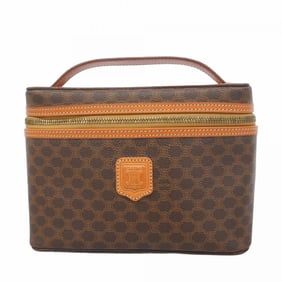 Celine Vanity Bag, Macadam Brown, Women's