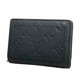 Louis Vuitton Monogram Empreinte Portefeuille M80151 Noir Women's Wallet