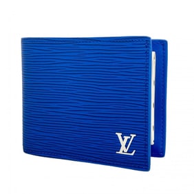 Louis Vuitton Epi Wallet Portefeuille Marco M25996 Blue Men's