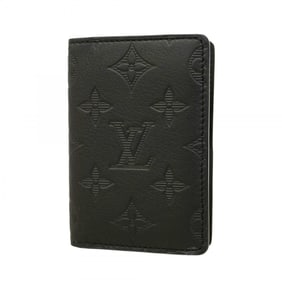 Louis Vuitton Monogram Shadow Organizer de Poche M62899 Black Men's Business Card Case