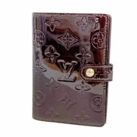 Louis Vuitton Vernis Agenda PM Planner Cover R21026 Amaranth Women's