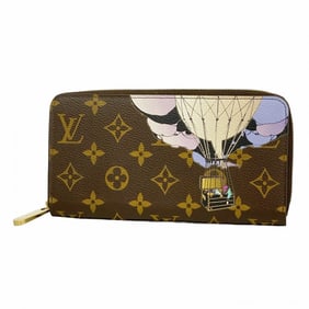 Louis Vuitton Monogram Zippy Wallet M60292 Turquoise Women's Long