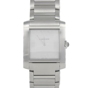 Cartier Tank Française MM JAPAN LIMITED WSTA0086 Stainless Steel Quartz Watch