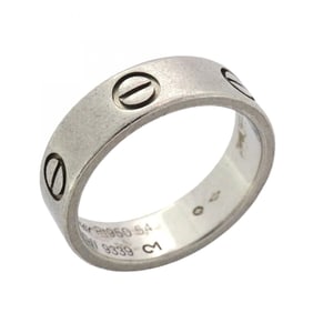 Cartier Love Ring Pt950 Platinum #54 Women's