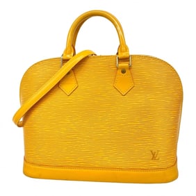 Louis Vuitton Epi Alma Handbag M52149 Jaune Women's P1950780