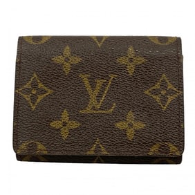 Louis Vuitton Monogram Envelope Carte de Visite Business Card Case M62920 Brown for Men and Women