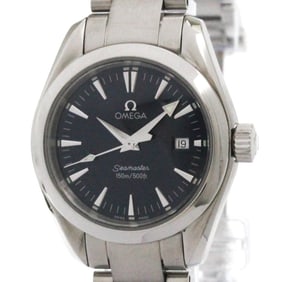 OMEGA Seamaster Aqua Terra Steel Quartz Ladies Watch 2577.80 Polished