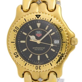 TAG HEUER Sel Gold Plated Quartz Mens Watch WG1134