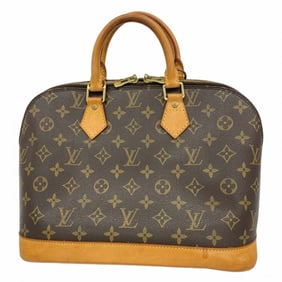 Louis Vuitton Monogram Alma Handbag M51130 Brown Women's