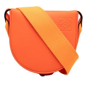 LOEWE Anagram Mini Shoulder Bag in Orange Leather for Women