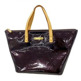 Louis Vuitton Vernis Bellevue PM Handbag M93585 Amaranth Women's