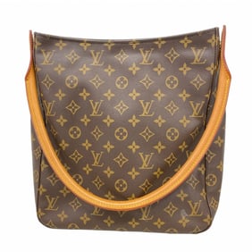 Louis Vuitton Monogram Looping GM Shoulder Bag M51145 Brown Women's