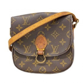 Louis Vuitton Monogram Mini Saint-Cloud Shoulder Bag M51244 Brown Women's
