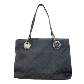 Gucci GG Canvas Tote Bag 120837 Black Women's