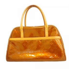 Louis Vuitton Vernis Tompkins Square Handbag M91103 Bronze Women's