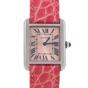 Cartier Tank Solo SM W5200000 Stainless Steel Quartz Watch