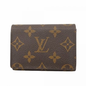 Louis Vuitton Monogram Envelope Carte de Visite Business Card Case M62920 Brown Men's/Women's