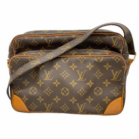 Louis Vuitton Monogram Nile Shoulder Bag M45244 Brown Women's