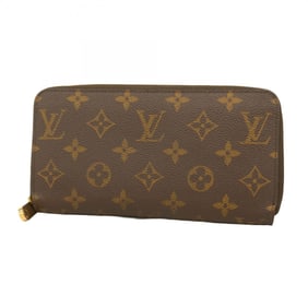 Louis Vuitton Monogram Zippy Wallet M41895 Brown/Fuchsia Men's/Women's