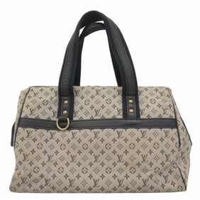 Louis Vuitton Monogram Mini Josephine GM Handbag M92211 Blue Women's