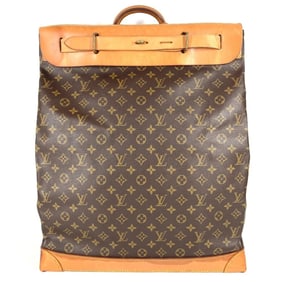 LOUIS VUITTON M41126 Monogram Steamer Bag 45, Travel Bag, Handbag, Boston Canvas, Brown, Men's and