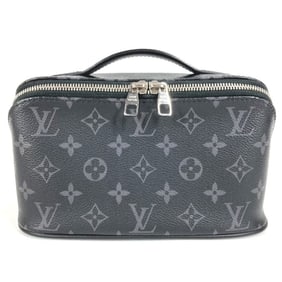 LOUIS VUITTON M11508 Monogram Eclipse Toiletry Bag, Pouch, Second Clutch Handbag, Canvas, Men's,