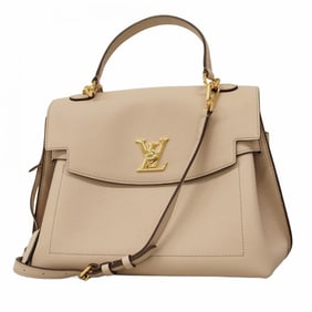 Louis Vuitton Lock Me Ever MM Handbag M56094 Greige 2-Way Bag for Women