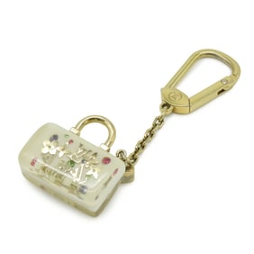 LOUIS VUITTON Porte-Clés Speedy Inclusion Key Charm, Keychain, Bag White, M65416