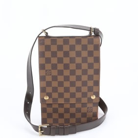 Louis Vuitton Damier Portobello N45271 Leather Messenger Shoulder Bag for Men