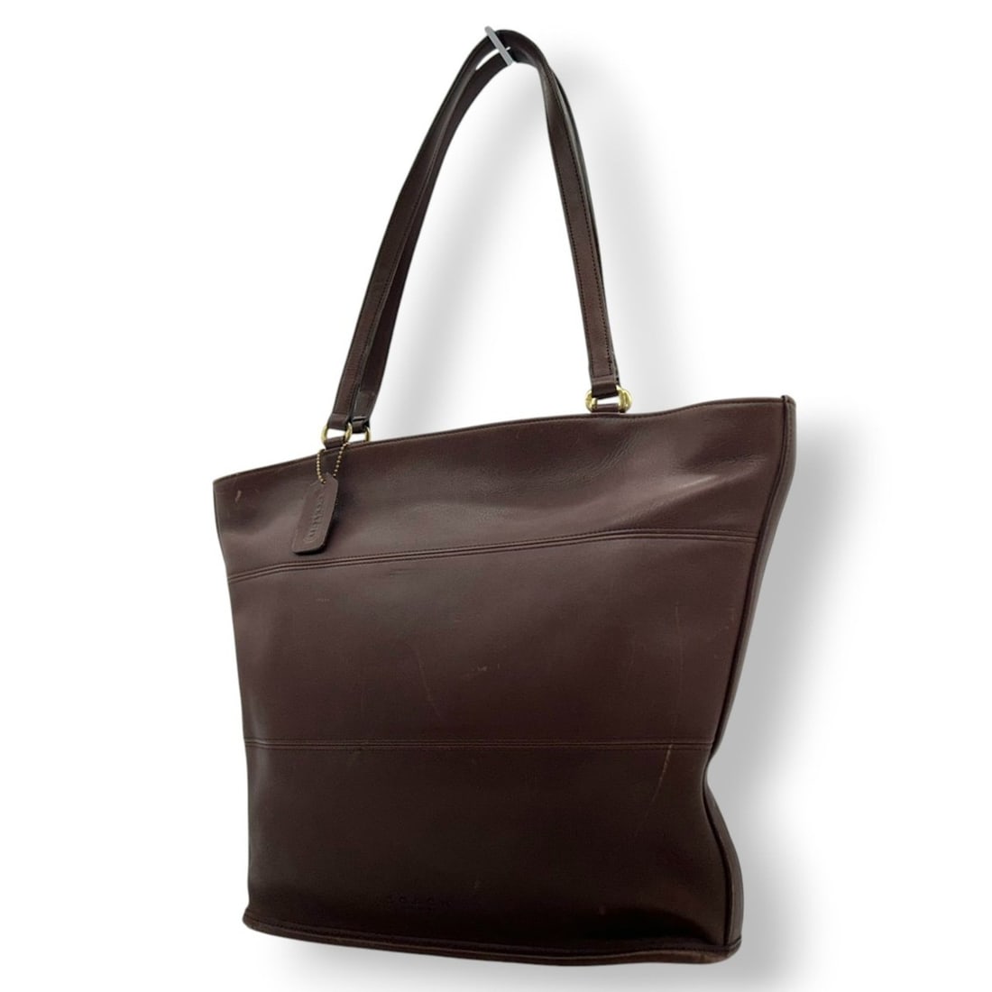 Coach OLD COACH 9094 Tote Bag/Shoulder Bag, Dark Brown Leather, Men's/Women's, Size s56: --- Catalog ---Category: SizeSize (HxWxD): 31cm x 42cm x 11cm / 12.2'' x 16.53'' x 4.33''Category: DesignType: Shoulder bag, Tote bagColor: Dark brownGender: Men,WomenMaterial: Leather Category: Gener