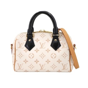 Louis Vuitton Monogram Dune Speedy Bandouliere 20 2-way Hand/Shoulder Bag, White/Beige, M46906, RFID
