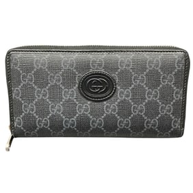 Gucci Interlocking G GG Supreme Long Wallet 673003
