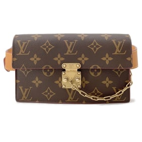 Louis Vuitton Monogram S Lock Belt Pouch PM M44667 Clutch Waist Bag
