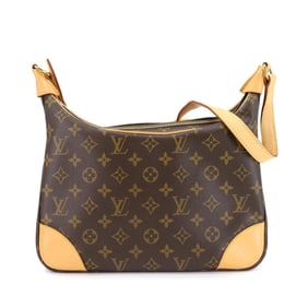 Louis Vuitton Monogram Boulogne Shoulder Bag, Brown, M51265, Gold Hardware