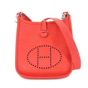 Hermes Hermès Evelyne Amazon TPM Shoulder Bag in Taurillon Clemence Rose Jaipur Leather with D