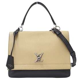 Louis Vuitton LOUIS VUITTON Women's Brand Handbag/Shoulder Bag, 2-Way, Lockme 2, Cartable Vanille