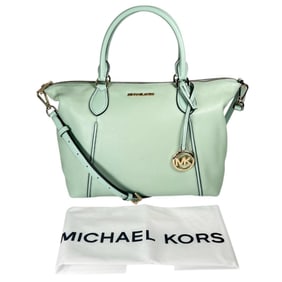 Michael Kors 2-Way Handbag/Satchel/Shoulder Bag 35S0GYZS3L Light Green