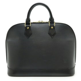 LOUIS VUITTON Epi Alma Handbag Leather Noir Black M52142